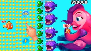 Fishdom Ads Mini Games Hungry Fish  New update 186 level Trailer video [upl. by Eliathas646]