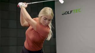 Pro Golfer Hailey Ostrom on GOLFTECs OptiMotion [upl. by Nalak]