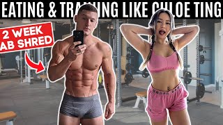 Bodybuilder tries the Chloe Ting 2 Week Ab Shred amp Diet [upl. by Htyderem]