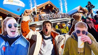 Crazy Apres Party At La Follie Douce Meribel  Alps Ski Vlog 2022 [upl. by Ellivnarg872]