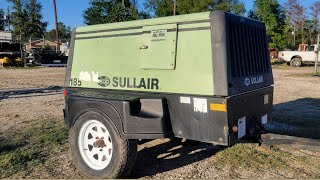 SULLAIR 185 CFM TOWABLE AIR COMPRESSOR [upl. by Noit]