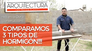 🏗️¿Qué tipo de HORMIGÓN me CONVIENE USAR🏗️ FUERTE MEDIO Y POBRE  Prueba de resistencia  Concreto [upl. by Sivle]