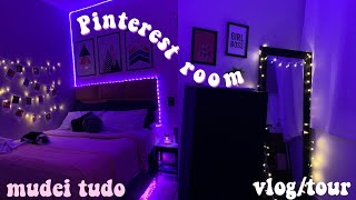 DECORANDO MEU QUARTO ESTILO PINTERESTAESTHERIC [upl. by Maure493]