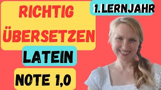 Übersetzung Latein 1 Lernjahr [upl. by Hadeis]