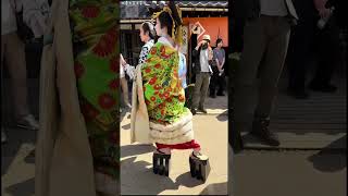 Before the performance “Oiran walk” japan [upl. by Eznyl853]