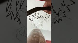 Drawing Failed Todoroki shoto Vs Dabi  from My hero academia  shorts anime art myheroacademia [upl. by Pessa]