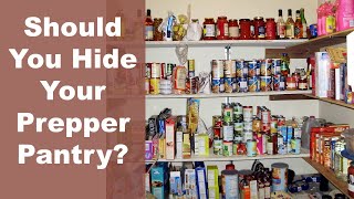 How to Store Your Long Term Food Storage  Should You Hide Your Prepper Pantry [upl. by Leerzej]