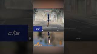 Navaja Knife  Doppler CSGO vs CS 2 shorts cs2 csgo [upl. by Nelleyram212]