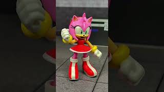 Sonic Stop Motion Sonic and Amy Married Funny Sonic Animations Shorts Sonic Sonictoys [upl. by Daiz]