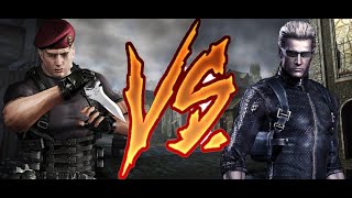 Resident Evil 4  Krauser vs Wesker  Mod Showcase [upl. by Frodi]