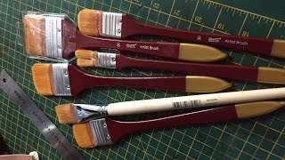 Oleg Buiko painting brushes review Part 1 Обзор кистей для живописи Олега Буйко [upl. by Avlem]