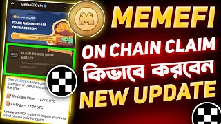 Memefi On Chain Claim Update  Memefi Withdrawal  Memefi Listing Time  Memefi [upl. by Esme]