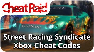 Street Racing Syndicate Cheat Codes  Xbox [upl. by Lissie328]