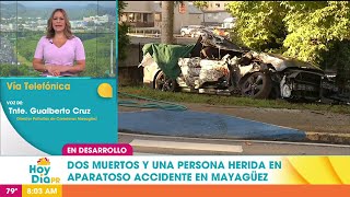 Exceso de velocidad provocó accidente en el que murieron dos jóvenes en Mayagüez [upl. by Yeca]