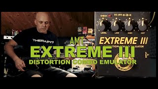 AMT EXTREME III  DISTORTION  AWESOME sound check  Power chords amp Heavy tone [upl. by Anamuj941]