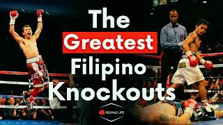 Legendary Filipino Knockouts For 42 minutes Straight 🇵🇭 [upl. by Arrahs865]