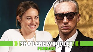 Shailene Woodley Interview Ferrari and Why She Wants a Role in Heat 2 [upl. by Nosned445]