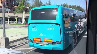 Tour on Gran Canaria in Scania and Daf powered buses [upl. by Oraneg]