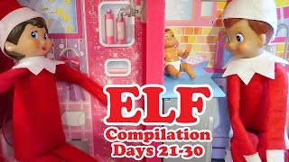 30 Days of Elf on the Shelf Compilation Days 2130 Bonus Clips [upl. by Retluoc275]