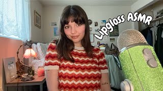 ASMR  Fast Mouth Sounds Lipgloss SoundsApplication RAMBLES Hand Sounds Fabric Scratching [upl. by Kendrick]