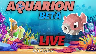 AQUARION REWORK Beta LIVE 🧜 Lets play some games [upl. by Nayd]