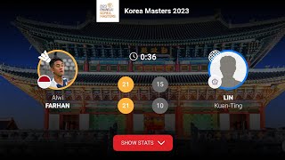 🔴Livescore  Badminton Korea Masters 2023  QF [upl. by Ynatil865]