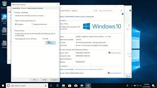 Windows 10  how to disable paging file pagefilesys [upl. by Dorisa]