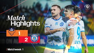 Match Highlights  FC Goa 12 Jamshedpur FC  MW 1  ISL 202425 [upl. by Zonda716]