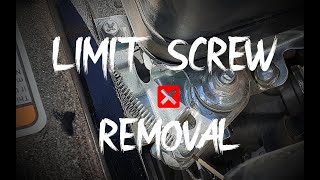 Cut That Limiter Screw  Coleman BT200X Mod [upl. by Martica350]