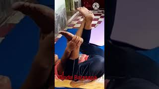 Anada balasana   shorts  yoga shorts  shorts feed   Nayana Dutta daily life vlog [upl. by Amalea]