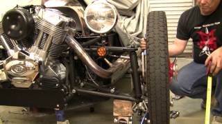 Morgan 3 Wheeler with Fat Cat Motorsports bump steer correction [upl. by Gershon417]