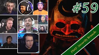 Gamers React to First Encounter with Music Man in the Vent in FNAF Security Breach 59 [upl. by Kokaras]