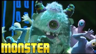 Masked Singer Monster all Performances amp Reveal  Season 1 [upl. by Ociral]