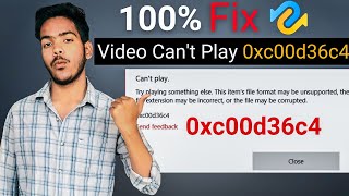 How to Fix Video Cant Play 0xc00d36c4 Error in Windows 1011 2023 4DDiG [upl. by Etrem]