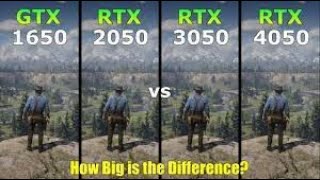 GTX 1650 vs RTX 2050 vs RTX 3050 vs RTX 4050  Gaming Test  How Big is the Difference [upl. by Luapnoj812]