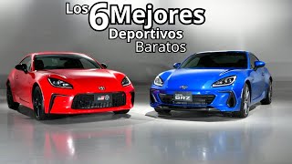 6 MEJORES autos DEPORTIVOS BARATOS por menos de 30k USD [upl. by Siol241]