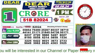 LOTTERY LIVE DEAR NAGALAND STATE LOTTERY SAMBAD DRAW RESULT 05082024 NAGALAND LOTTERY LIVE [upl. by Roland570]