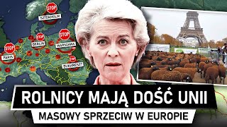 Rolnicy w EUROPIE mają DOŚĆ  zablokują WSZYSTKIE STOLICE [upl. by Balthasar]