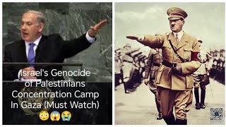 Israel Turns Gaza Into Concentration Camp Genocide of Palestinian People Must Watch 😳😱😭 [upl. by Innis]