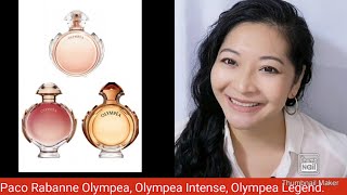 Paco Rabanne Olympea EDP Intense and Legend Review [upl. by Aiekat904]