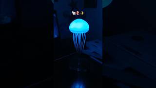 Ngl its the best lamp ever 😭🪼✨ giftideas lamp jellyfish homedecor ocean [upl. by Nollid]