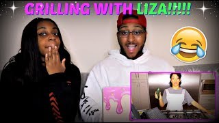 Liza Koshy quotNEVER BEEN SO MAD GRILLING WITH LIZAquot REACTION [upl. by Wickham]