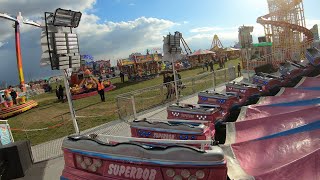 Perrin Print  Superbob  Blackheath Funfair London 2022 Onride [upl. by Zzabahs]