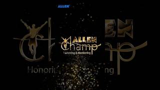 ALLEN Champ Spacethemed Event Highlights  Honoring Indias Best Minds  ALLEN shorts [upl. by Fenner]