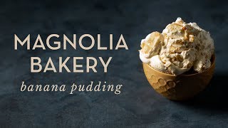 Magnolia Bakerys Famous Banana Pudding  Halal Copycat Recipe [upl. by Suoicerp]