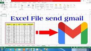 send email from excel  how to send excel file to gmailhow to send excel file in gmail [upl. by Terryn]