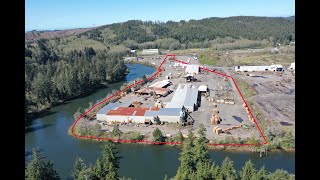 18 Acre Riverfront Commercial Property FOR SALE Hoquiam WA [upl. by Nuy]