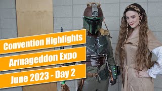 Armageddon Expo Auckland June 2023  Day 2 Highlights [upl. by Meehar663]