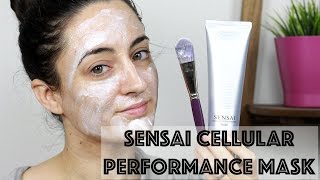 SENSAI Cellular Performance Mask  Marleah Make Up [upl. by Ahsote]