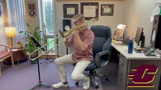 202425 MSBOA Middle School AllState Trombone Etude [upl. by Sesiom]